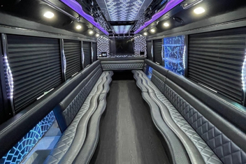 Redding Party Bus Interior