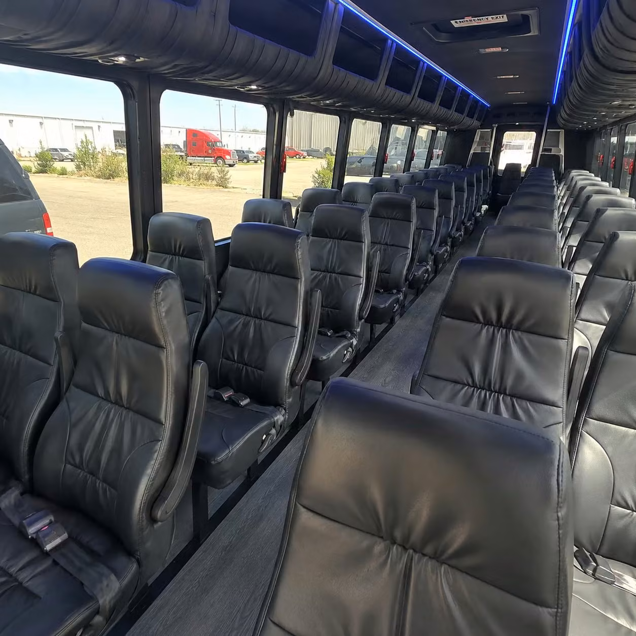 25 passenger minibus inside