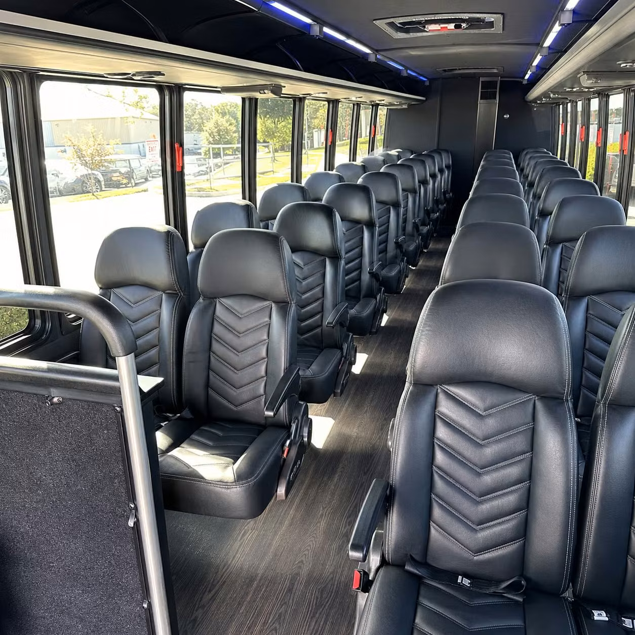 30 passenger minibus inside