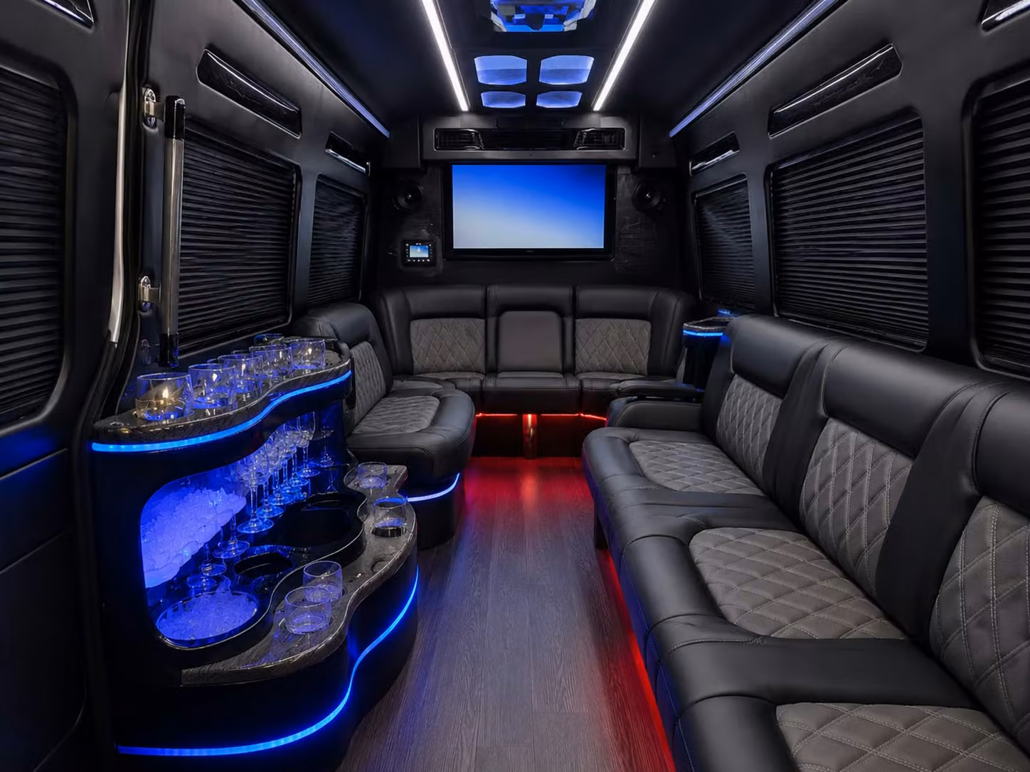 bus rental options for redding trips