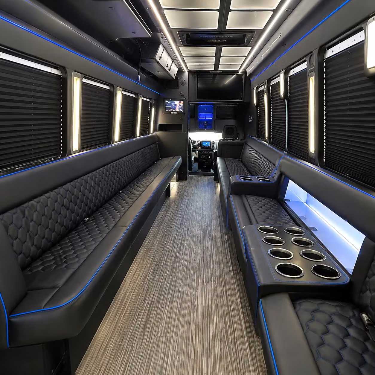party bus interior